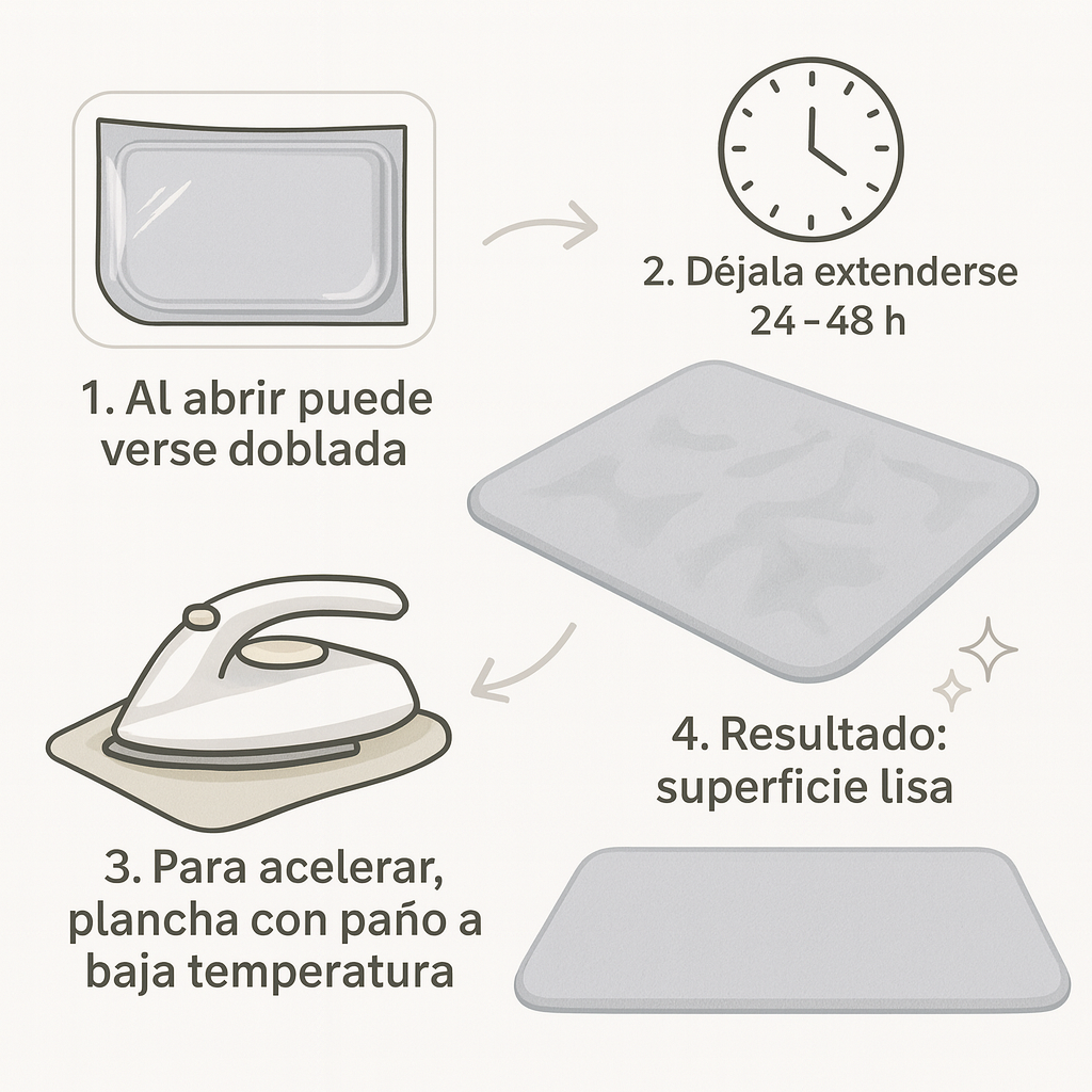 Alfombra de Baño Viscoelástica Antideslizante