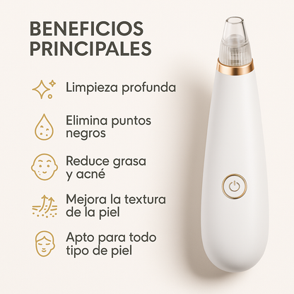 Succionador Facial Premium – Eliminador de Puntos Negros con Tecnología de Succión Avanzada