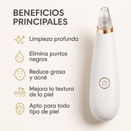 Succionador Facial Premium – Eliminador de Puntos Negros con Tecnología de Succión Avanzada